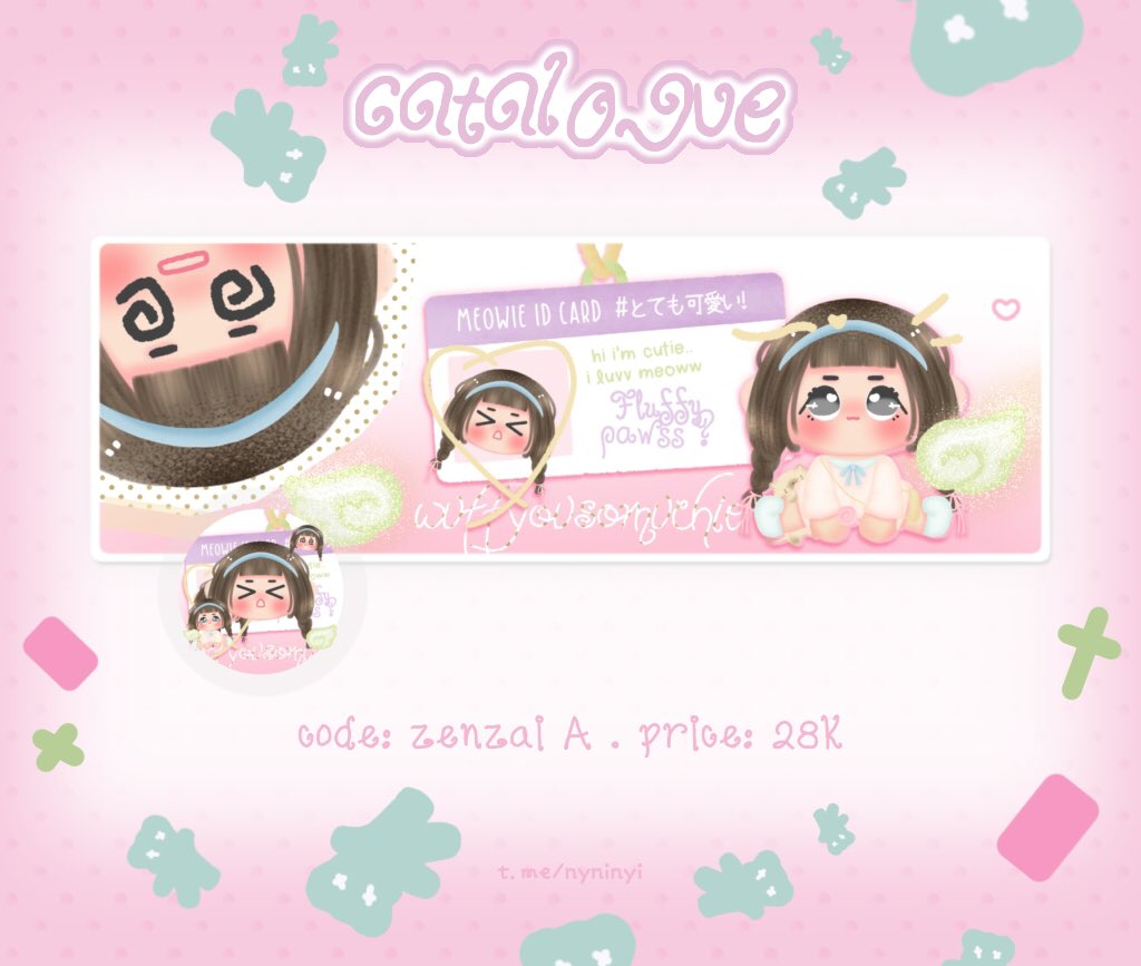 rhapsopurdy's tweet photo. 🎢🎡 help repost thankiiees 🍰🍦!

alo, aku punya 4 layout chibi ready stock yang bisa langsung kalian culik lewat DM atau tele https://t.co/5X7d3jB8Z9 👧🏻 <33

💳 28.000
free retext, recolor!
avail resize wabis dan open by req jugaa
di pic ada kode yaa kalo bingung 😊↕️ #bealanja https://t.co/psaqrM0NFE