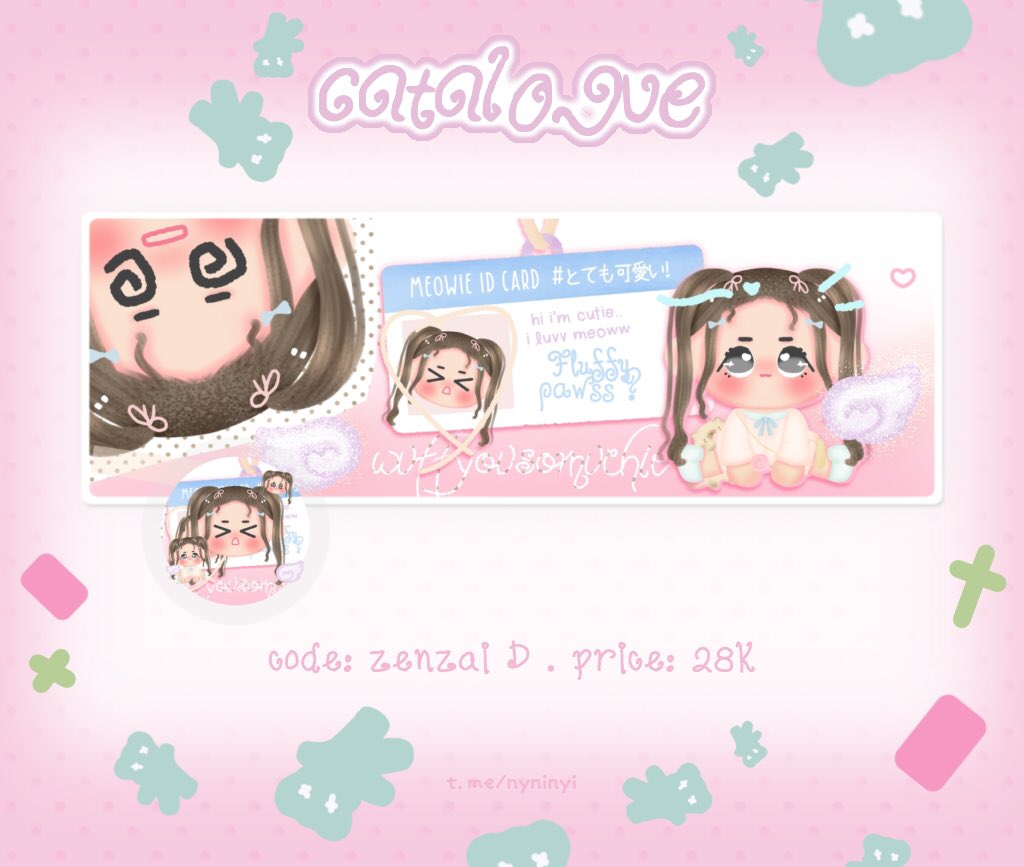rhapsopurdy's tweet photo. 🎢🎡 help repost thankiiees 🍰🍦!

alo, aku punya 4 layout chibi ready stock yang bisa langsung kalian culik lewat DM atau tele https://t.co/5X7d3jB8Z9 👧🏻 <33

💳 28.000
free retext, recolor!
avail resize wabis dan open by req jugaa
di pic ada kode yaa kalo bingung 😊↕️ #bealanja https://t.co/psaqrM0NFE