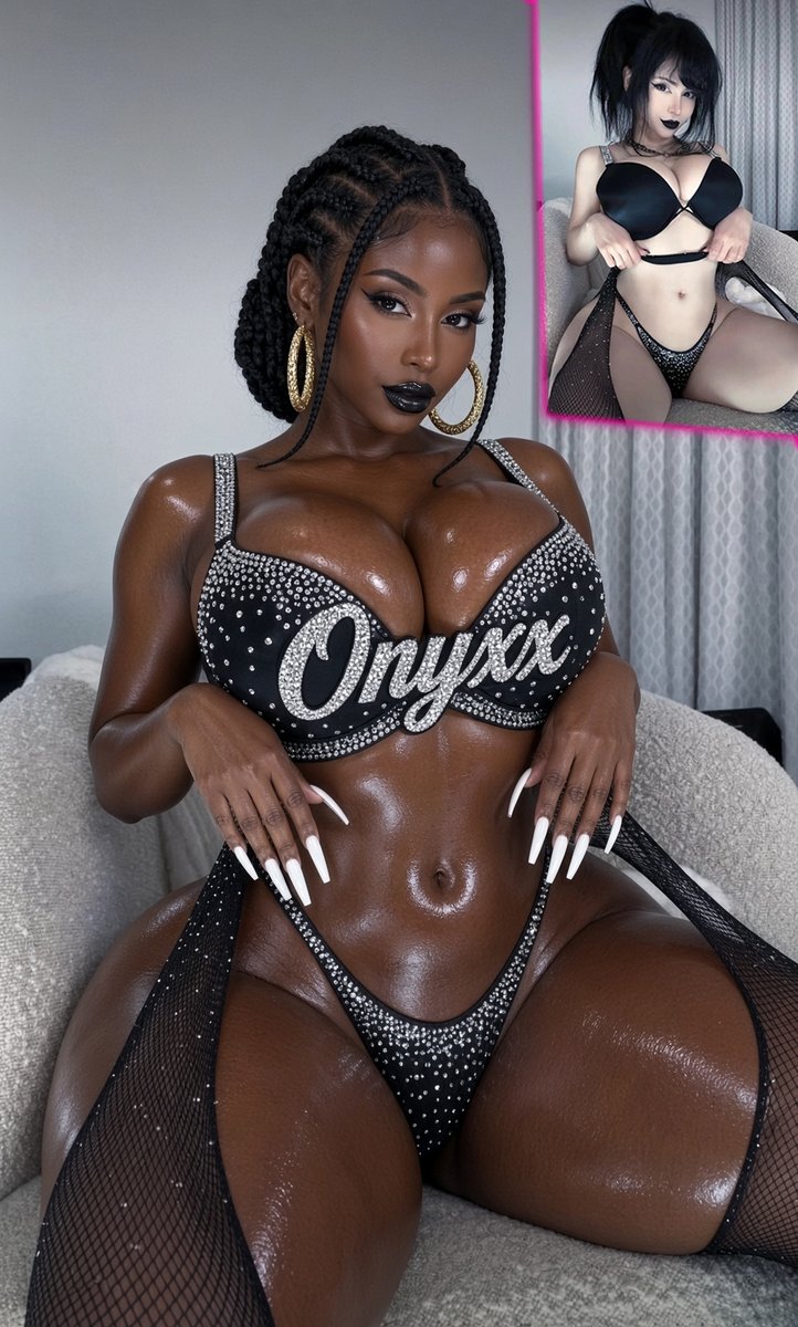 Bl4ckJada's tweet photo. Goth gf? ❌ 
Ebony Goddess ✅ https://t.co/kkYTkgIlS5