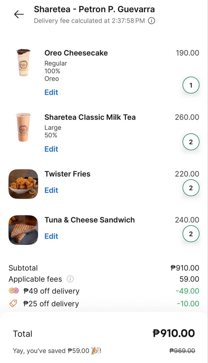 MayumiVerse_'s tweet photo. When you don’t know what to order, check 5-Star Eats ⭐ Rated by millions of Grab users, plus may ₱25 OFF pa. Less guesswork, more kain. https://t.co/U588T6O5DO