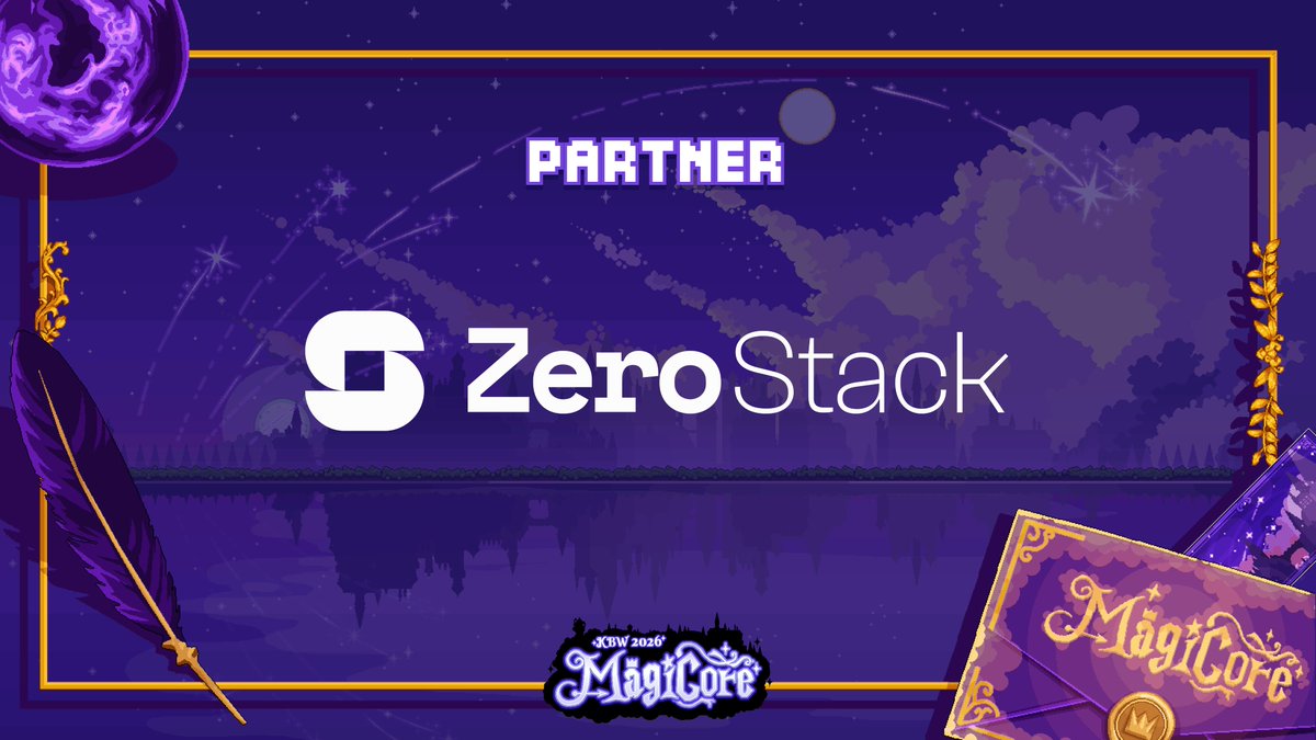 MemeCore_M's tweet photo. The Future Has Found Its Spell.

At MAGICORE this September, technology takes on a world of its own.

We’re excited to welcome @stack0G as a partner, bringing ZeroStack’s AI focused vision and its role in the growing DeAI ecosystem into the MAGICORE experience.

Stack Into the Magic.

#KBW2026 #MAGICORE #ZeroStack