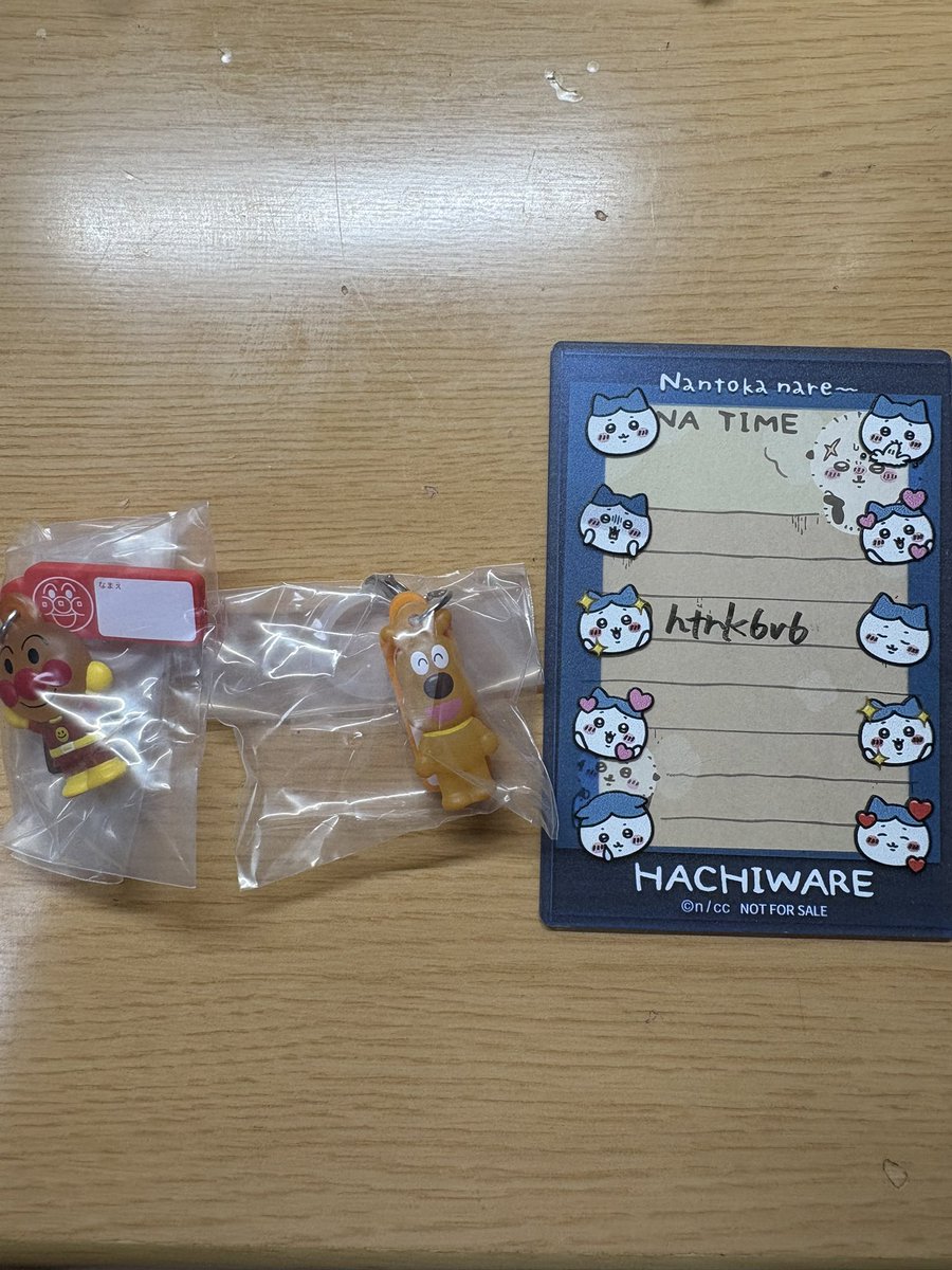 htrk6v6's tweet photo. 【交換】アンパンマン めじるしアクセサリー 

【譲】アンパンマン　チーズ
【求】あかちゃんまん

郵送にて交換
お心当たりのある方はお気軽にお声掛けください https://t.co/UHXAJ2oBNR