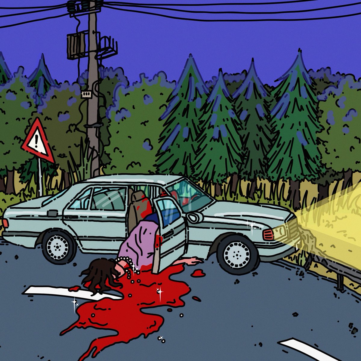 esraeslen's tweet photo. drive safe darling, gm 🩸 https://t.co/dGiFCbrSkw