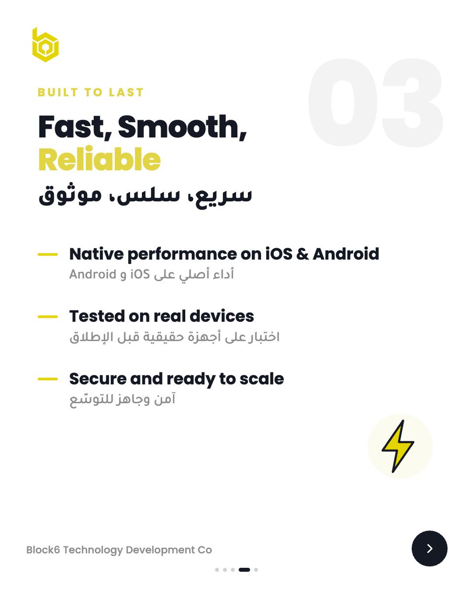 BlockZ_ventures's tweet photo. معظم الاشخاص عندما ينزلون تطبيق من الاب ستور يعطون التطبيقات فرصة واحدة فقط، ثم تحذف.
وجمعنا معظم الاسباب والي نحن في بلوك ستة ننصح دائما عملائنا بتجنبها لنعمل على صنع تطبيقات باعلى المعايير الجودة https://t.co/1Eo7Fqfnex