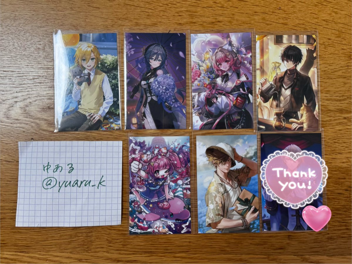 yuaru_k's tweet photo. 【交換】にじさんじ ノスタルジアコレクション B C 

譲→画像1枚目

求→画像2.3枚目or定価(送料当方負担)

郵送or大阪(梅田>その他)でのお取引
お気軽にお声がけ下さい https://t.co/ZdM7DvI2aU