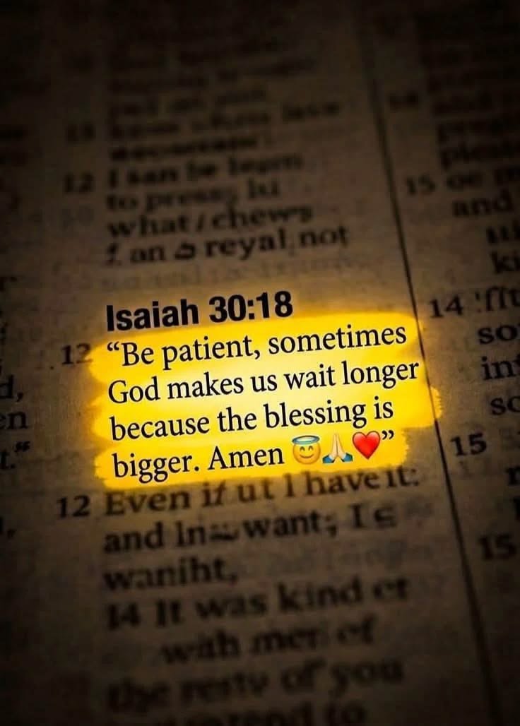 DearGod8pq's tweet photo. ISAIAH 30: 18. https://t.co/CcPkbjMJav