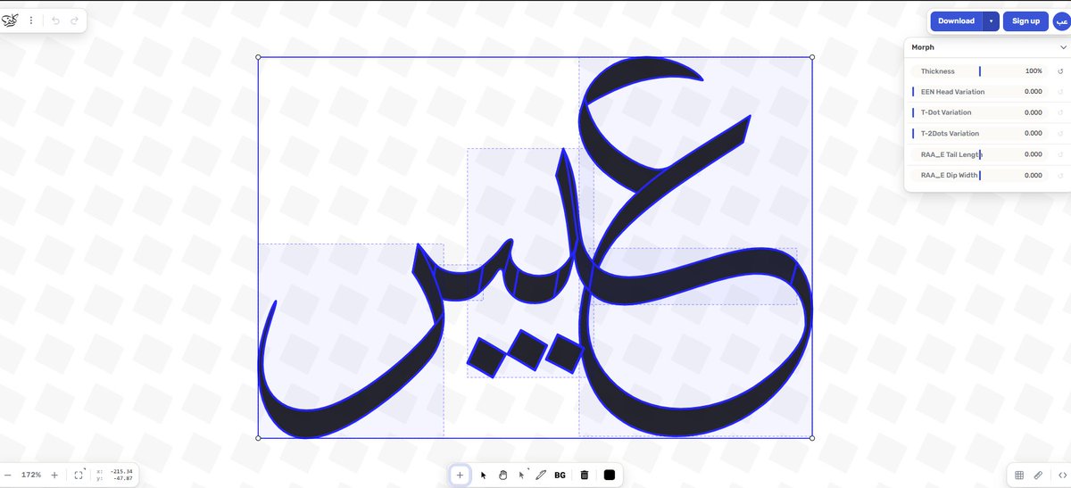 AbeerAlhasan's tweet photo. خذ الخبر الصاعقة.. 💥

طول عمرك تبي اسمك مرة بالخط الكوفي، ومرة بالديواني، ومرة بالثلث…

لكن الخطاط يقول لك: أبشر… بس عطنا المبلغ.  :)
وحتى مع الذكاء الأصطناعي الخطوط العربية " لك  عليها"

طيب لو نعكس الوضع؟
https://t.co/1099TVkZOU
أنت تصمم اسمك بنفسك على منصة مجانية، تختار نوع الخط، تعدّل عليه، وتضيف التأثيرات الخطية اللي تعجبك.
تبي كوفي؟ موجود.
ديواني؟ موجود.
ثلث؟ موجود.

والنتيجة وتعدل عليها بنفسك، بدل ما تدخل في دوامة:
"ممكن تكبر الحرف شوي؟ طيب لو نغير الواو ؟ طيب أعمل مدة اللام .." 😂

السؤال الآن:
بعد ما صار بإمكانك تسويها بنفسك…
لا زلت تبي أحد يسويها لك؟