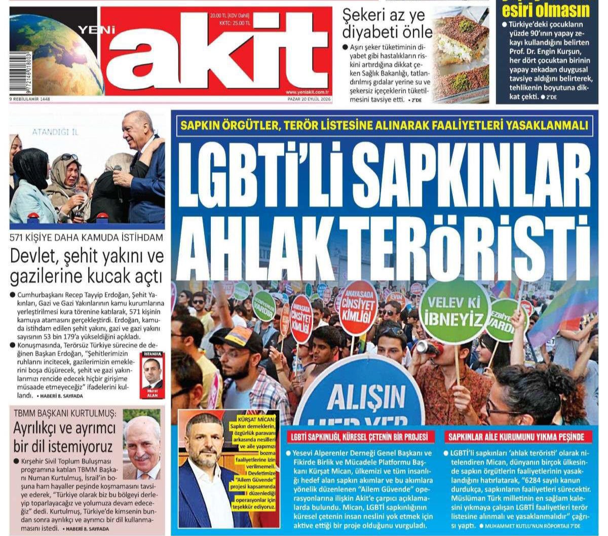 yesevialpern's tweet photo. "Ailemizi ve Neslimizi Korumak Boynumuzun Borcudur!"

​Yesevi Alperenler Derneği Genel Başkanımız Sayın Kürşat Mican, Akit Gazetesi’ne yaptığı özel röportajda; küresel çetelerin ve sapkın akımların aile kurumumuzu, gençlerimizi ve geleceğimizi hedef alan projelerine karşı kararlı duruşumuzu bir kez daha vurguladı.

​Toplumumuzu ve değerlerimizi zehirlemeye çalışan odaklara karşı susmayacağız, neslimizi bu ahlak terörüne kurban etmeyeceğiz!