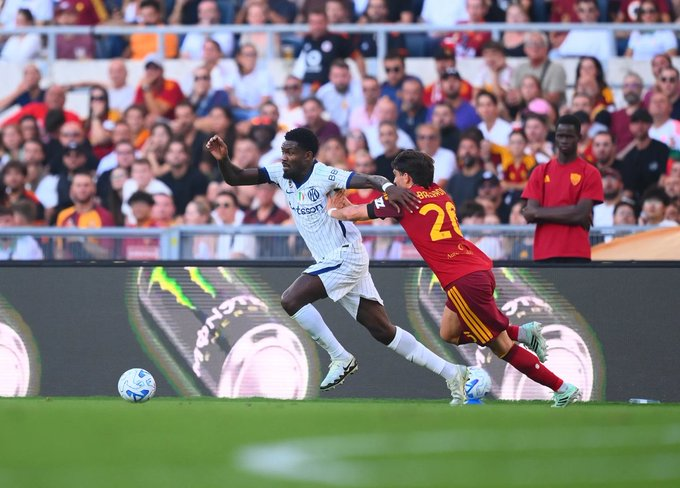 Fcinterdata's tweet photo. Marcus Thuram in Serie A this season:

2 goals
2 assists
229 minutes
1 G/A every 57.3 minutes https://t.co/KyQkWurU9h