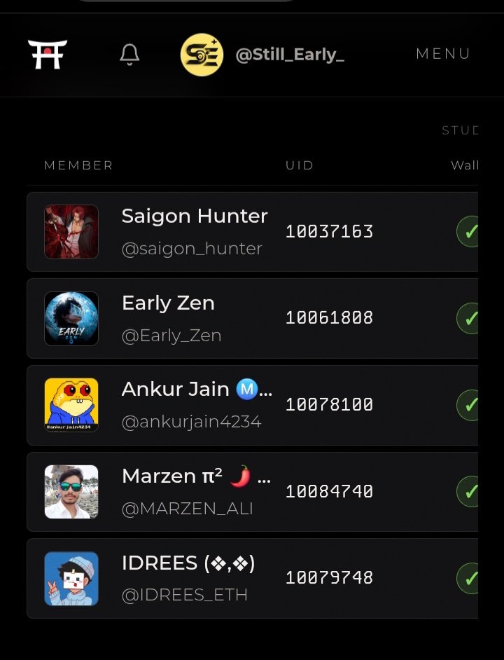 Tigerwars0x's tweet photo. 🎉 HAZELS WL GIVEAWAY ~ FINAL VERIFIED WINNERS 🎉

🏆 @saigon_hunter ~ 10037163
🏆 @Early_Zen ~ 10061808
🏆 @ankurjain4234 ~ 10078100
🏆 @MARZEN_ALI ~ 10084740
🏆 @IDREES_ETH ~ 10079748

✅ I’ve added the WL to your accounts. Please wait for the checker to verify it https://t.co/3oUgwO8YqF