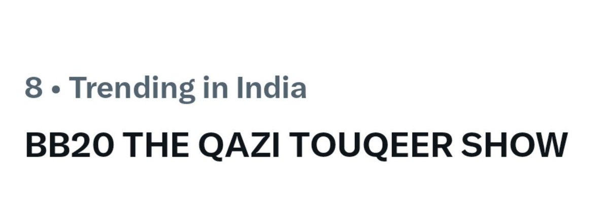 RealJaadugar's tweet photo. Twinkle Twinkle Little Star
Our Rockstar Baby Superstar !!

We are Trending On 8th Position Right Now,
Can We Push This On Number 1?

BB20 THE QAZI TOUQEER SHOW https://t.co/9t4OXlhGQl