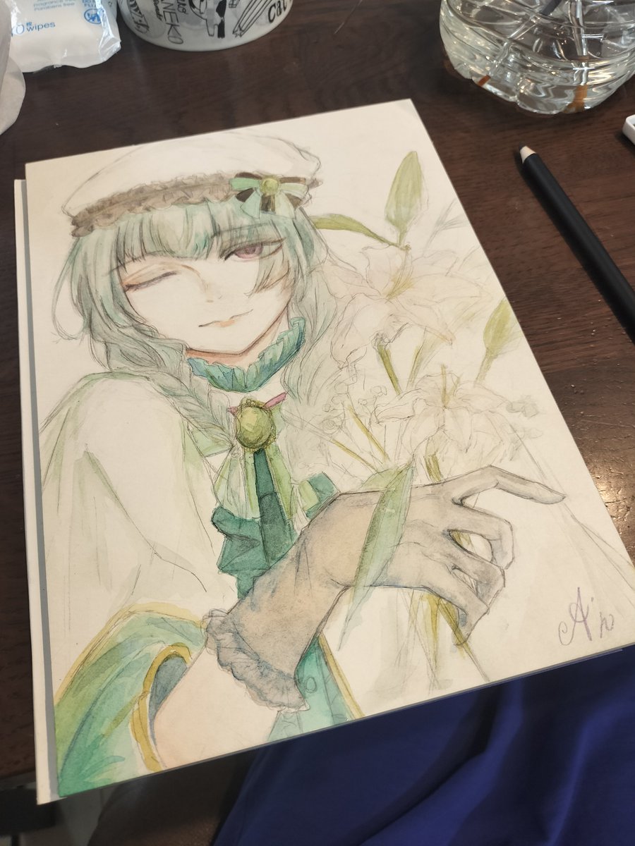 anzu06071101's tweet photo. #シルバーウィークはフォロワーさんが増えるらしい　
🏷️お借りします！
ほんとかなー？？
ほぼアナログで絵描いてます https://t.co/e5KVme47pU