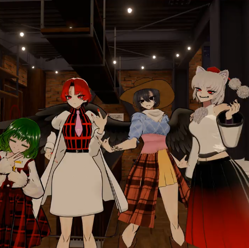 FenrirKaiser's tweet photo. I had to leave early due to another conflicting event, but I did manage to get some pictures.

#VRChat #SIUSIU3D #VRCニコニコ集会 #東方改変アバター集会 #VRC_とうつな https://t.co/dXsmBGVO0D