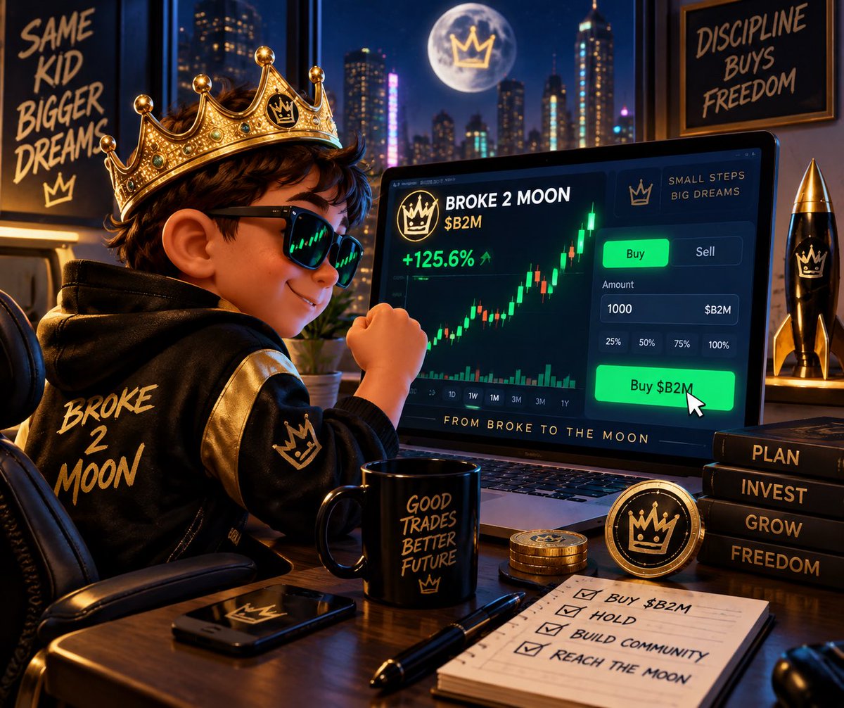 Broke2Moon1's tweet photo. 🚀 Great things don’t happen by accident.

They start with a vision, a community, and the courage to believe before everyone else does.

🌙 BROKE 2 MOON is getting ready.

Follow us and stay tuned for the launch. 🔥

The journey is just beginning. 👑

#Broke2Moon #B2M #Solana #MemeCoin #Crypto