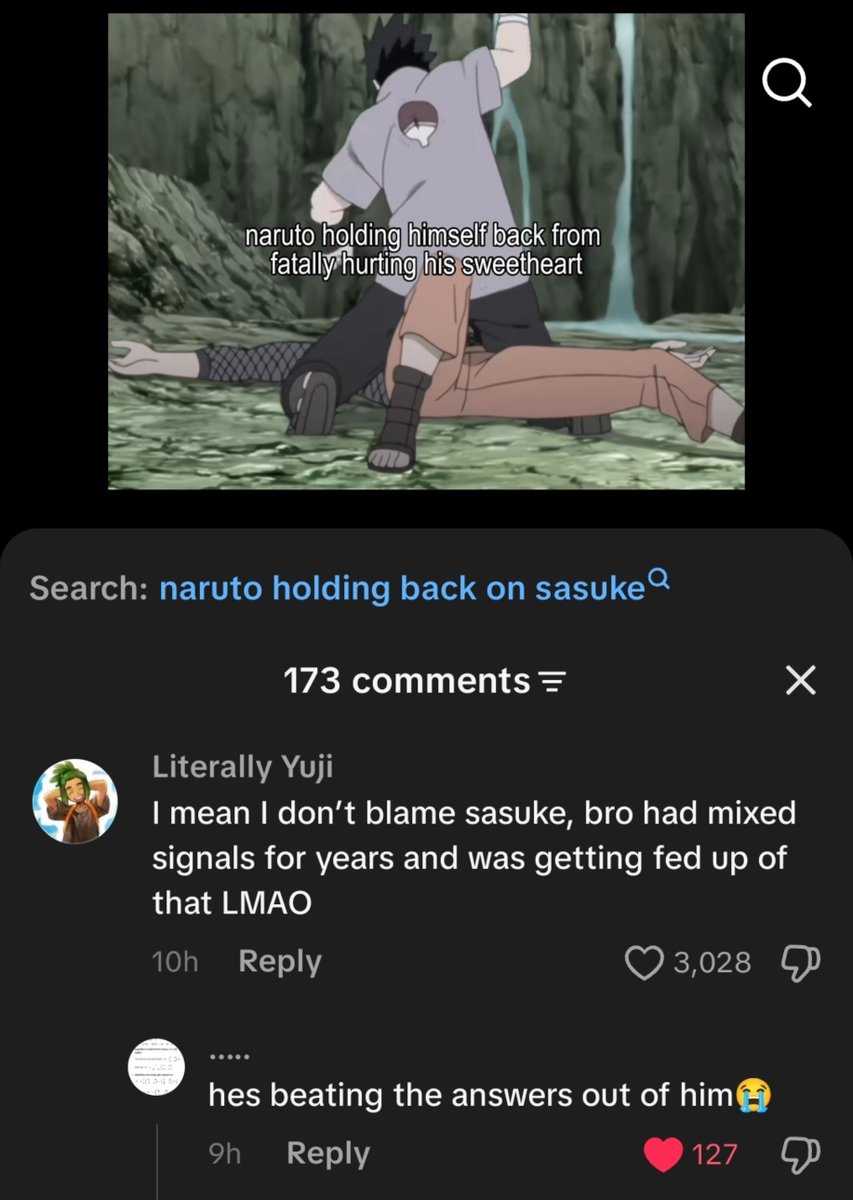 cannibalsasuke's tweet photo. comments under narusasu posts always get me😭 https://t.co/29wiP36qWS