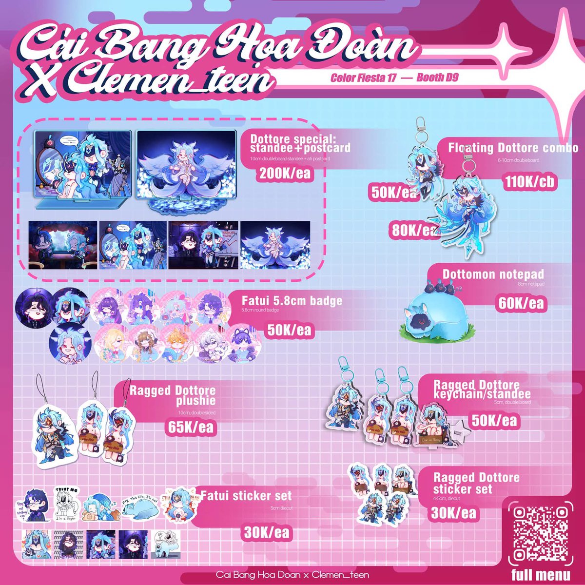 KhueLuan2111's tweet photo. [ 🇻🇳HCM🇻🇳 COLOR FIESTA - BANNER PREVIEW ]  🫶💙 

Date: 3-4/10/2026 
Booth: D9 

The product will be available on Etsy after the event, or if you'd like to pre-order, you can dm us 🫶 Thankkkkk 

#Cofi17
#ColorFiesta
#GenshinImpact https://t.co/TRu6SA1VFu