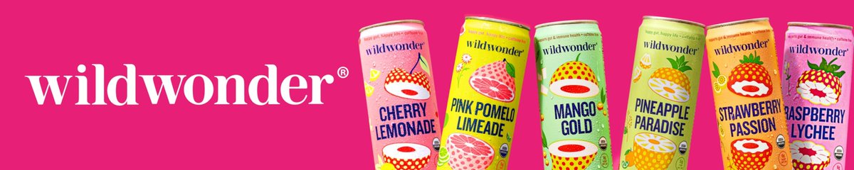 SoapCrushWorld's tweet photo. Bubbles That Love Your Belly
More details: https://t.co/guH6OTE73S
#wildwonder #PrebioticDrink #ProbioticDrink #SparklingDrink #HappyGut #OrganicBeverage #VeganDrink #WomanFounded #FunctionalSoda #GutHealth
Sip wildwonder and turn every day into a little celebration for your gut. Infused with real fruit, herbs, prebiotics, and live probiotics, these sparkling drinks deliver big, California‑fresh flavor with only about 40 calories and low sugar in every can. Organic, vegan, and woman-founded, wildwonder reimagines heritage-inspired healing tonics into fun, modern sips that support digestion, mood, and overall wellbeing.
So “happy gut, happy life” really is as easy as popping open a can.