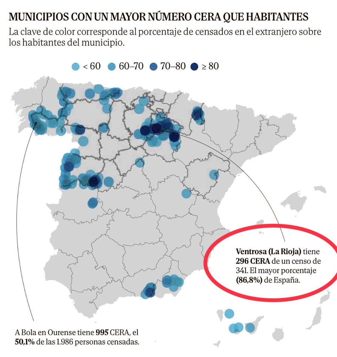 lopezbreamaria's tweet photo. Toma “Ley de nietos”!
Hay un pueblo de la Rioja donde el voto CERA llega al 86,8%‼️‼️‼️
@elmundoes https://t.co/qGFnhGHafP