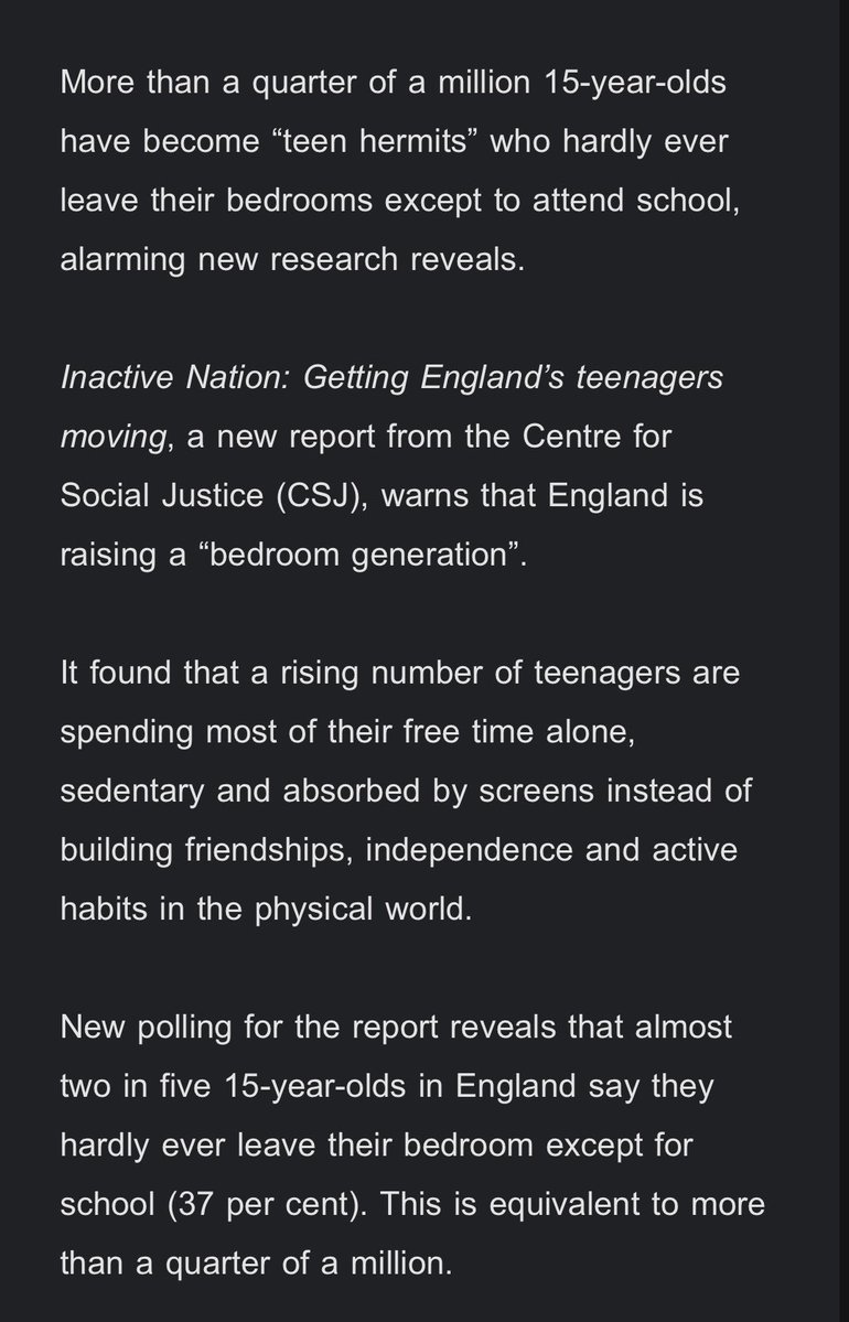 LexyTopping's tweet photo. This is such a depressing piece of research from @csjthinktank. When future generations look back on the fact that children were given unfettered use of smartphones they will shudder https://t.co/zRI4wP1XKr https://t.co/CyPIfEchzm