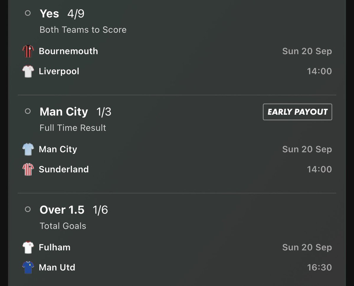 GGoalsGalore's tweet photo. Acca Of The Day ⚽️

Drop a ❤️ if you’re on https://t.co/xfcV0eglnW