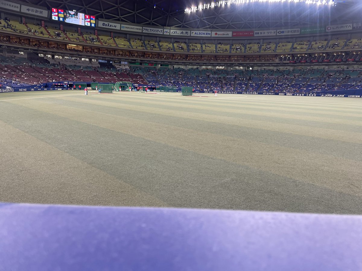 dhp_ym's tweet photo. ホームランウイングから現地最終戦
勝つで！！ https://t.co/fphmcqL7sZ