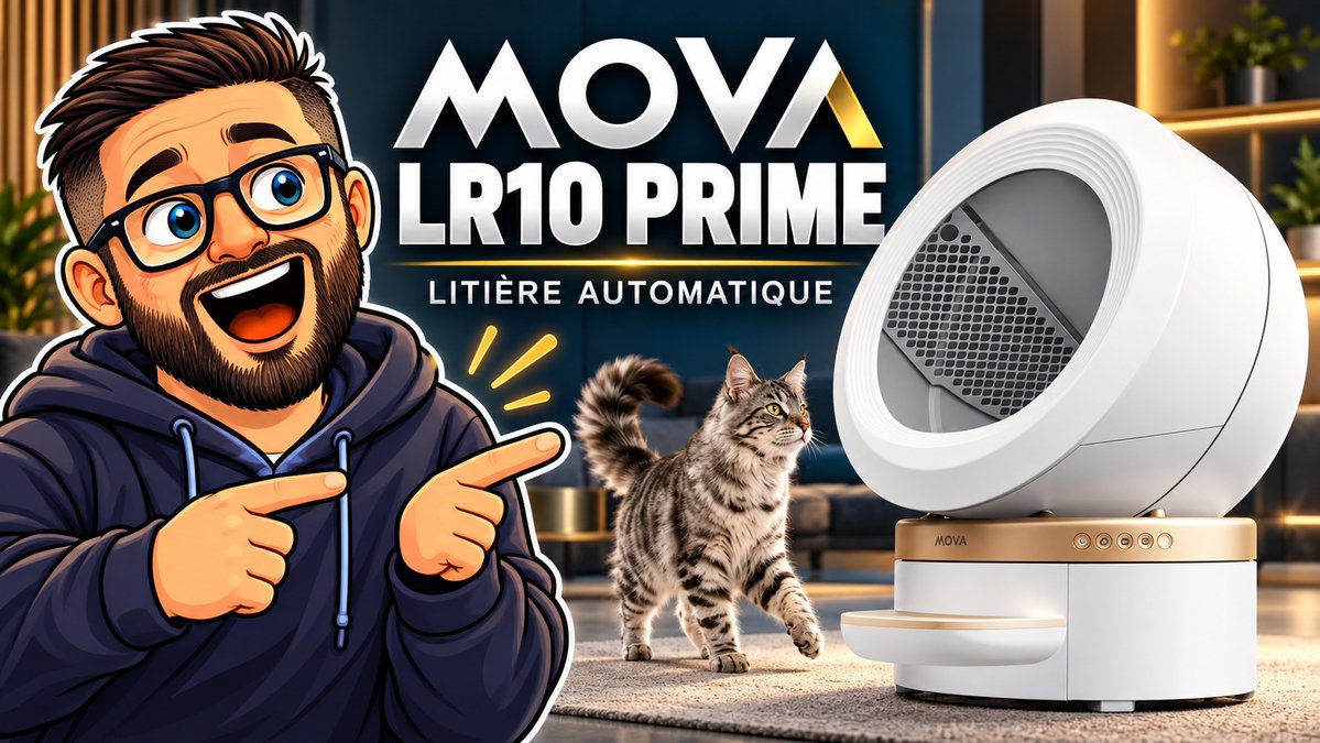 UX_Tech_FR's tweet photo. 🐱 Et si on en finissait avec la corvée de litière ?

Je teste la MOVA LR10 Prime, une litière automatique qui nettoie après le passage de votre chat et promet jusqu’à 15 jours sans intervention ! 😺✨

🎥 Mon test complet : https://t.co/wGdyESDW8v

🛒 Disponible ici :
Amazon : https://t.co/30bQShwe3h
Boulanger : https://t.co/WpfO7AqlWl
Darty : https://t.co/9K9ZWLJmHH
Cdiscount : https://t.co/1hcw1RW8Ld

#MOVA #LR10Prime #Chat #SmartHome #MaisonConnectée #UxTech