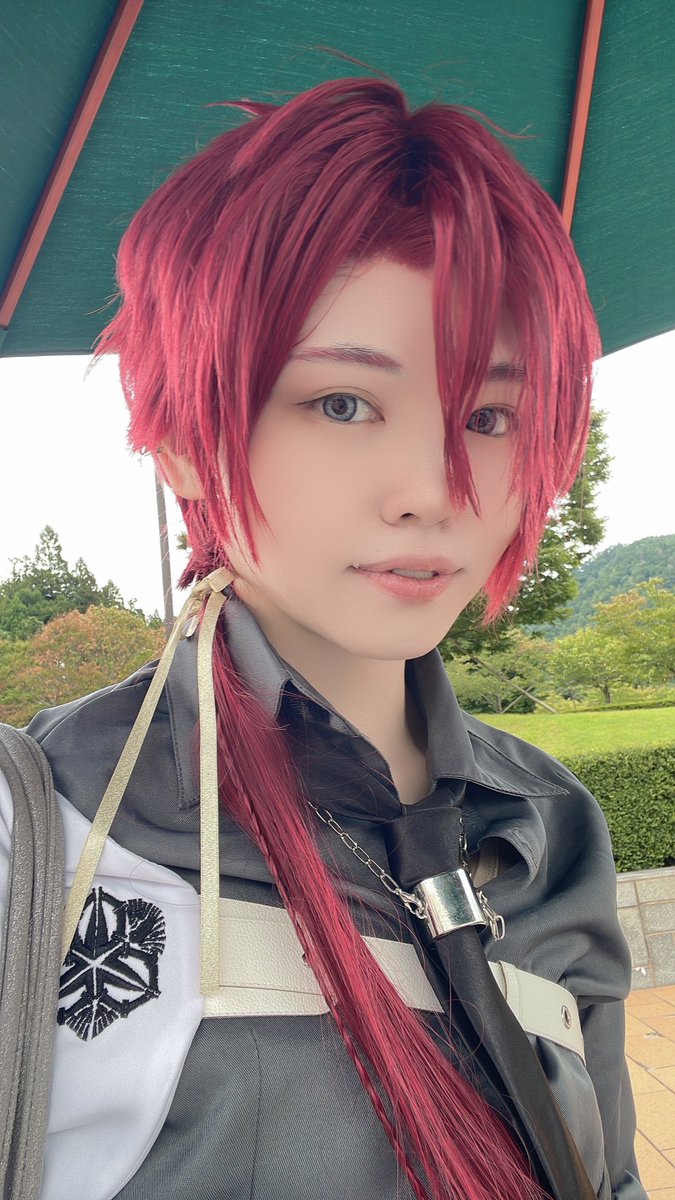 wT3Two's tweet photo. おそくほ！ドッキリ🦊ヶ崎内番初出しでした✨️難しい〜！精進します😭
ごけちゃん楽しかった💕
お話してくださった方々ありがとうございました！
#薔薇コス https://t.co/aCvy5Z5UuX