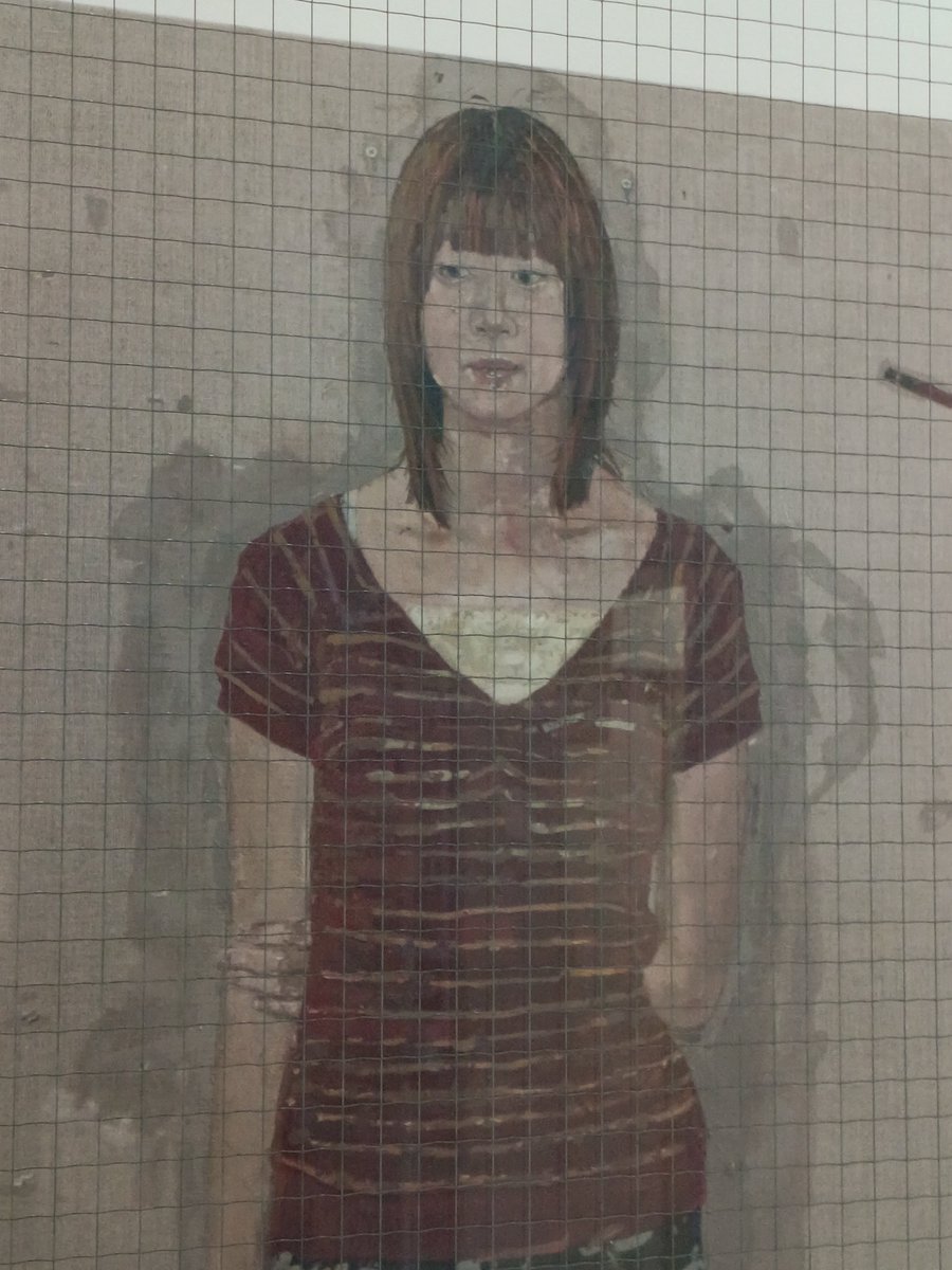 grapeyouth's tweet photo. 岩切海星さん、つくづくいい絵、写実から崩して自分の色を付けていく過程がエモい、生々しい筆跡、絵の具の強弱の付け方にセザンヌも感じる凄み、東京藝術大学油画2年生の輝ける未来 https://t.co/qgTop1Hzyc