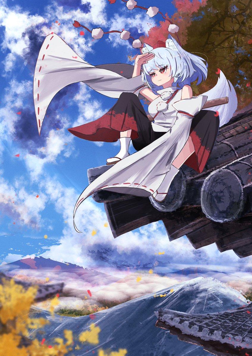 Tooya0130's tweet photo. 紅葉と幻想郷🍁 https://t.co/cgsuHbTMlH