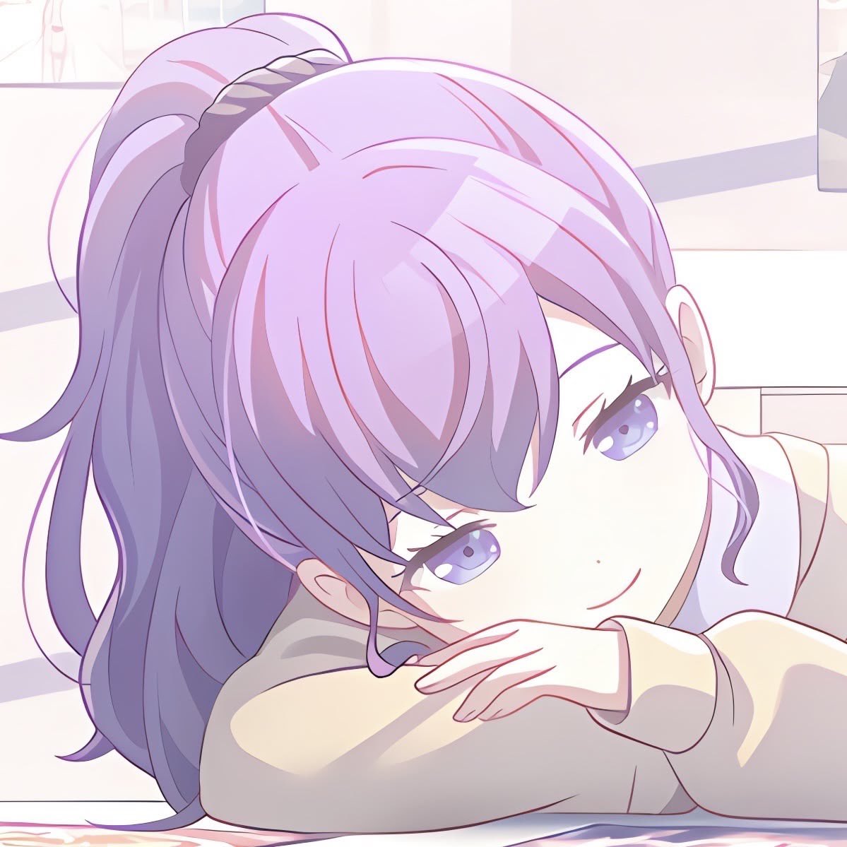 mafumrlon's tweet photo. I just want to let you guys know that all the untraineds of the 4* cards Mafuyu got this year has her smiling softly ♡ https://t.co/EEC2uez1hh