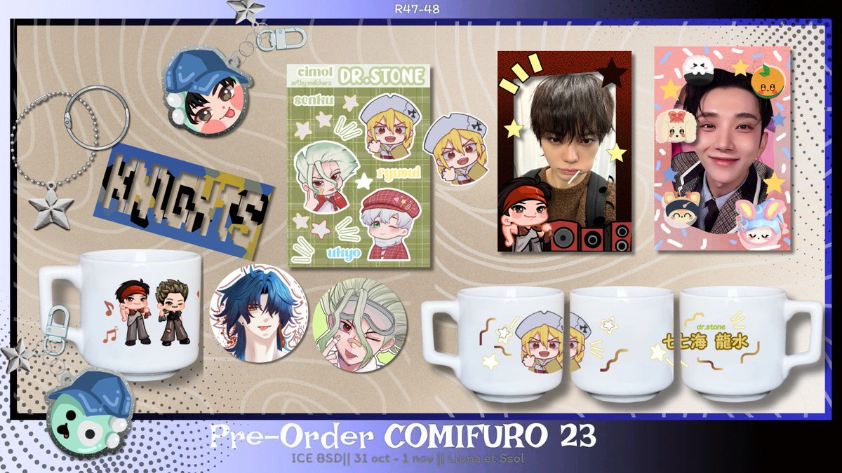 nyangjuwshua's tweet photo. Help RT and Like (⁠✿⁠ ⁠♡⁠‿⁠♡⁠)

Pre- Order and OTS #CF23 - Nezzaia & Matcharz

🗓️ PO and YCH until 30 Sept
📍Ice BSD, Lluna et Ssol, Booth R47-48 (31 oct-1 Nov)
💌 Kpop anime YCH Original
📦Pick Up & Mail Order
🔗 https://t.co/SLXFkEfzB9 

#CF23Catalogue #Comifuro23

a thread