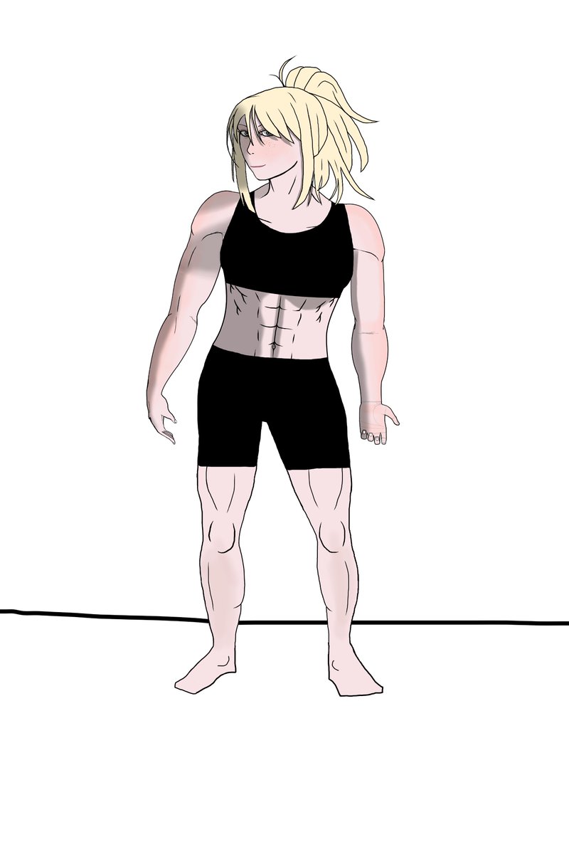 Rai_Sear's tweet photo. lol this was a good anatomy practice, learned so much, still far from perfect, i didnt know what clothes to use, im thinking of redrawing her in a viltrumite outfit https://t.co/J63yeWPcOz