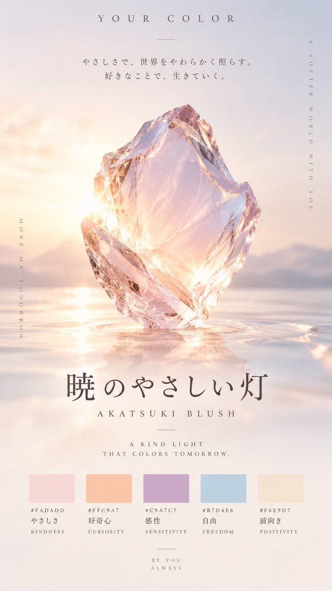 _KillerWhale_'s tweet photo. カラーストーンのやつ、1枚目出てきてきれー！と思って、チャッピーに『もう一種類くらい作って！』ってお願いしたら2枚目www https://t.co/upldWWgChp