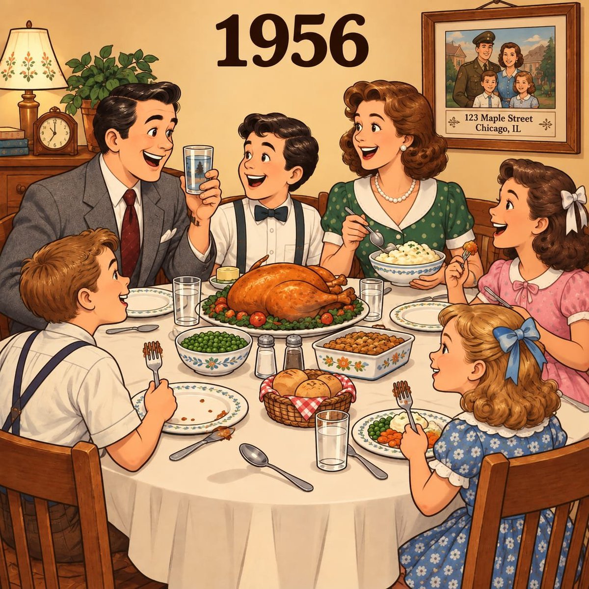 Freya_433's tweet photo. This photo is from 1988, but one detail clearly doesn’t belong.

Can you spot what’s out of place? https://t.co/ad0WdftBZL