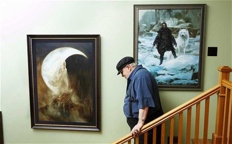 targaerysm's tweet photo. happy birthday to the man himself &amp; the creator of ASOIAF and Daenerys, my dearest character in literature! 🩶 https://t.co/9PIjhm3T17