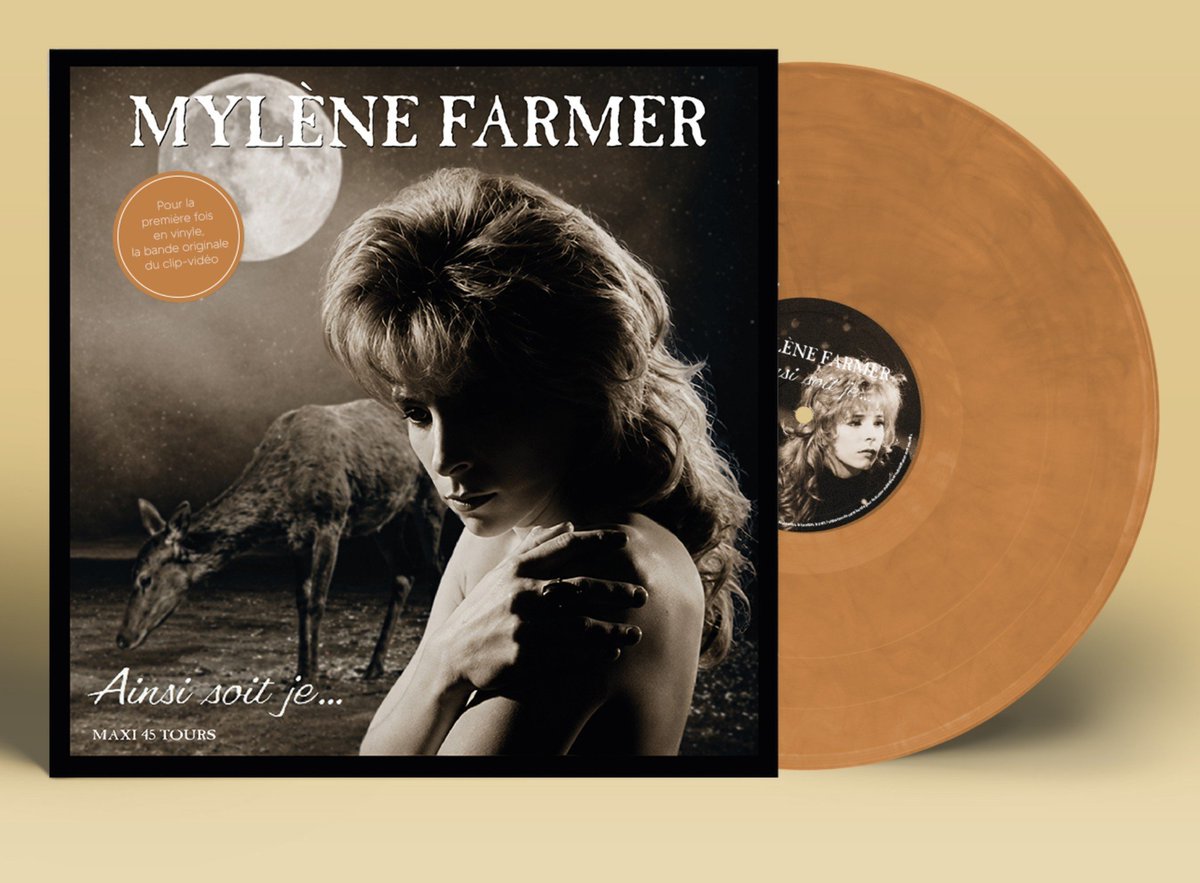 FrenchArtwork's tweet photo. [ET SI C'ÉTAIT VRAI ?] Après Plus Grandir et Sans Contrefaçon, la BO du clip d'Ainsi Soit Je mérite également une sortie vinyle, non ?

#mylenefarmer #ainsisoitje #mockup #artwork #vinylcollector https://t.co/ROEym3tlGx