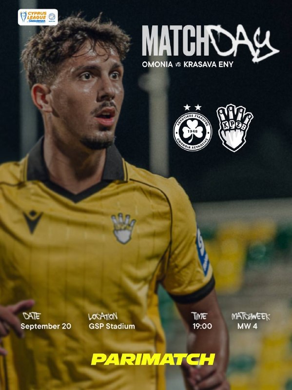 Romanov__David's tweet photo. Krasava host Omonia Nicosia today. Worth watching: Omonia played in the Europa League on Wednesday — how much that shows in their legs, and whether Krasava can finally put together a full performance rather than isolated moments.
#CyprusFootball #CyprusLeague #Krasava https://t.co/uS2G1EWMB1
