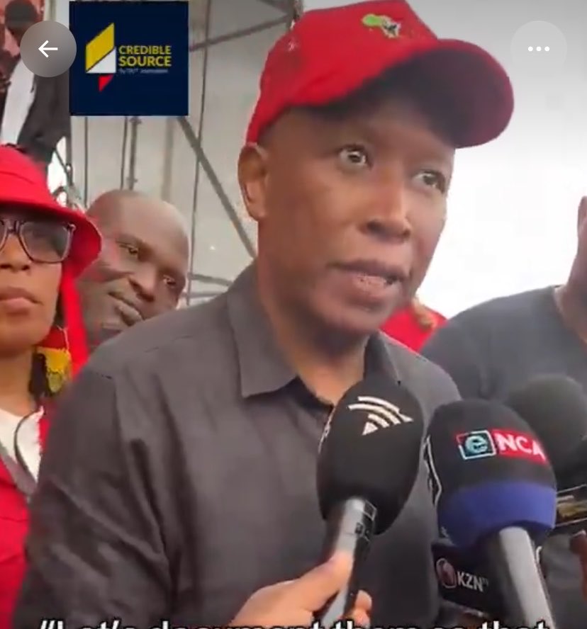 Knick_RSA's tweet photo. According to EFF logic - we must legalise all illegal Foreigners, 15 Million of them.

In 5 years we get another 15 Million Illegal Foreigners, we must legalise them too? 

So every criminal that walks into our country illegal is suddenly rewarded with ID, passport- all the citizens benefits.