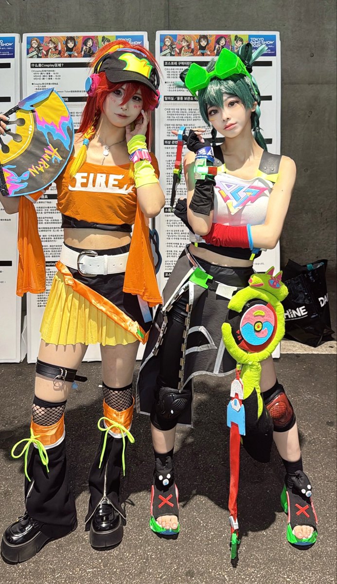 purun_pururun21's tweet photo. 東京ゲームショウ❣️❣️❣️雨を晴らすことができなかったけど…楽しかった！！YOASOBIアンランとキリコで居ました✨
#Overwatch #ow #TGS2026 https://t.co/8frT11Ph76
