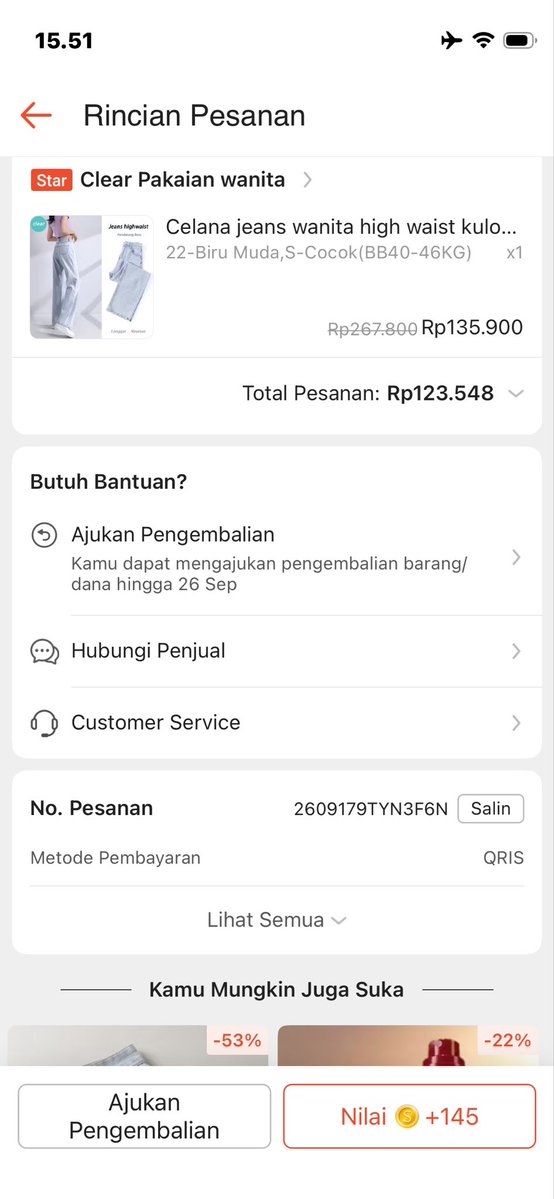 mlrbyy's tweet photo. wts celana jeans new (salah ukuran)
minat dm!! https://t.co/l3vT0fcJhb