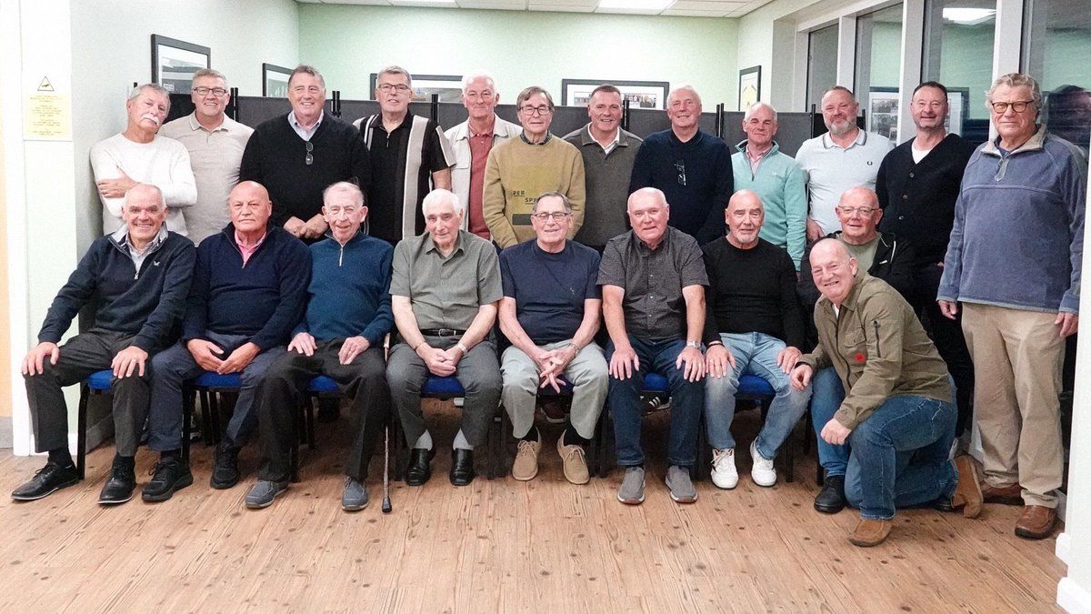 bishopafc's tweet photo. It’s always great to see so many old friends back at the club and Friday night was no exception, with players from the 1960’s through to the 1990’s catching up on old times.

It was particularly good to see three of the magnificent 1966-67 side in attendance – Peter Cook, Bill Roughley and John Barker (second image). 

See you next time boys!

📸 courtesy of Peter Jackson