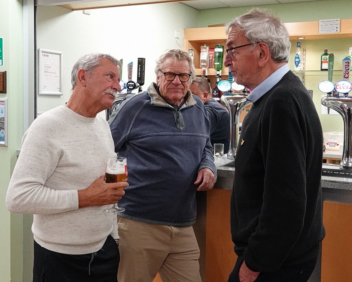 bishopafc's tweet photo. It’s always great to see so many old friends back at the club and Friday night was no exception, with players from the 1960’s through to the 1990’s catching up on old times.

It was particularly good to see three of the magnificent 1966-67 side in attendance – Peter Cook, Bill Roughley and John Barker (second image). 

See you next time boys!

📸 courtesy of Peter Jackson