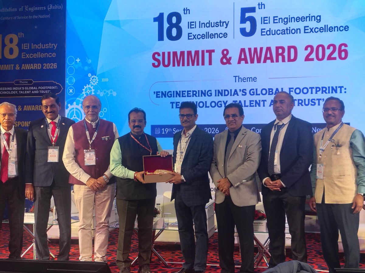 NBana's tweet photo. #Excellence Awards of The Institution of Engineers (India) (IEI) were held yesterday at the Scope Complex Auditorium, New Delhi. It was a diligently planned and meticulously executed event, and yet another demonstration of the confidence the engineering community places in IEI. https://t.co/HQXRJ5Zrho