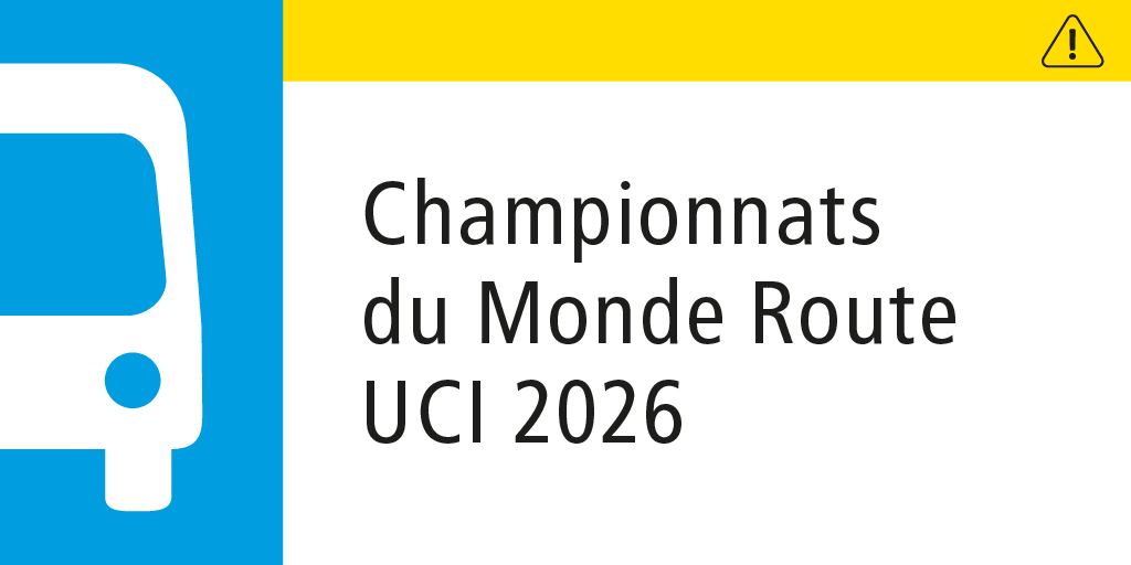 stm_Bus's tweet photo. [Championnats du Monde Route UCI 2026] 🚵‍♀️🚌⚠️ Aujourd'hui, le 20 septembre, les lignes suivantes sont déroutées de 5h30 à 18h30:

🚌 11, 14, 24, 29, 31, 35, 50, 55, 80, 97, 107, 125, 129, 144, 150 et 777
⛔ Aucun service sur les lignes 12, 74, 168 et 292

https://t.co/yIY3UbNSpK https://t.co/qfVeSrTgtt
