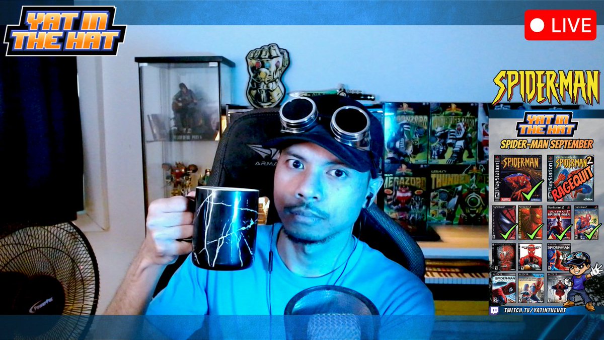 YatintheHat's tweet photo. 🔵Live on a Sunday to play more Spider-Man 3. Will I get thru the game without raging?

🧢 https://t.co/ka1IqVklsd 

#twitch #Streamer #spiderman #retro #playstation https://t.co/2JrAKgX69S