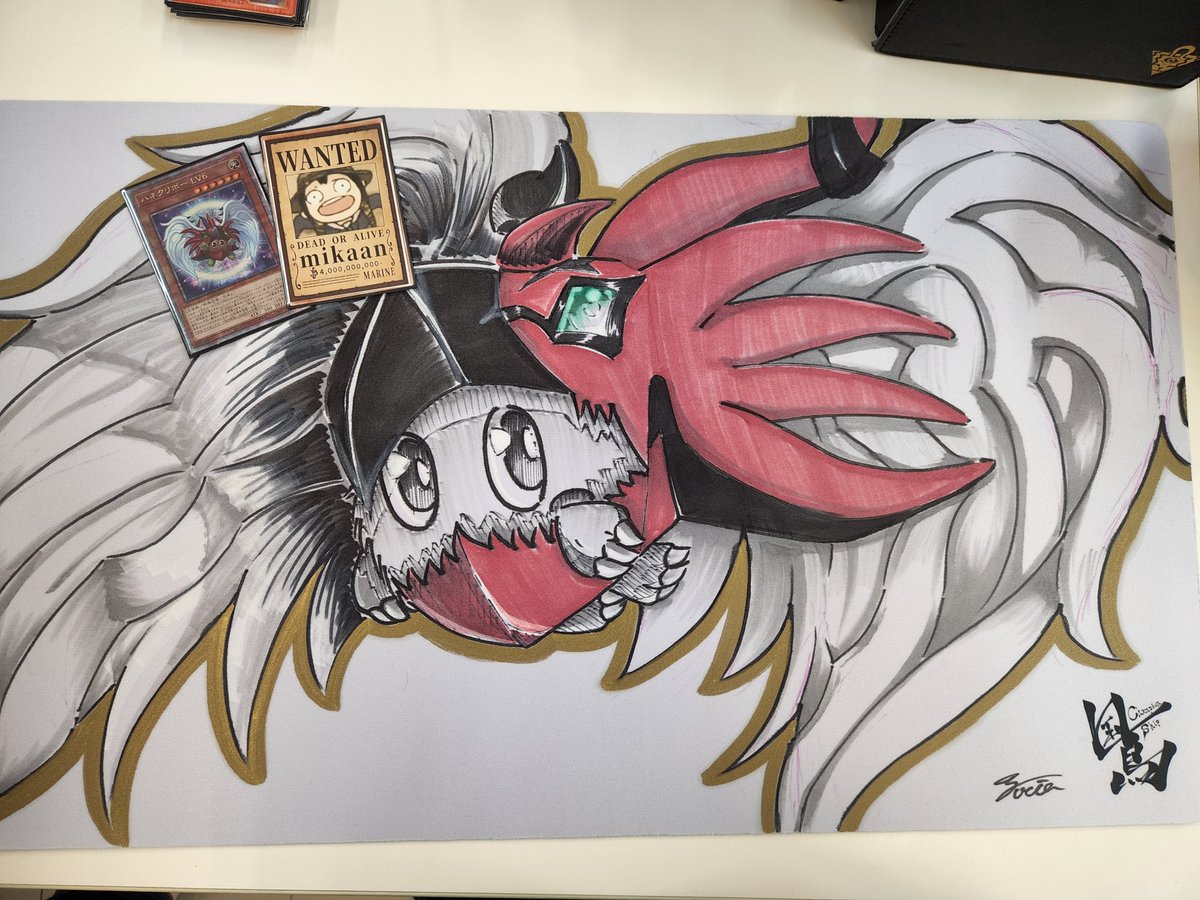 mikannyp7283's tweet photo. 国鳥CS手描きプレマ企画当選して
@onono_inf_ypさんにハネクリボー描いてもらいました。
韓国のハネクリLV6マット永遠に見つからなかったから嬉しすぎる。
本当にありがとうございます https://t.co/2mTLQ0XTZQ