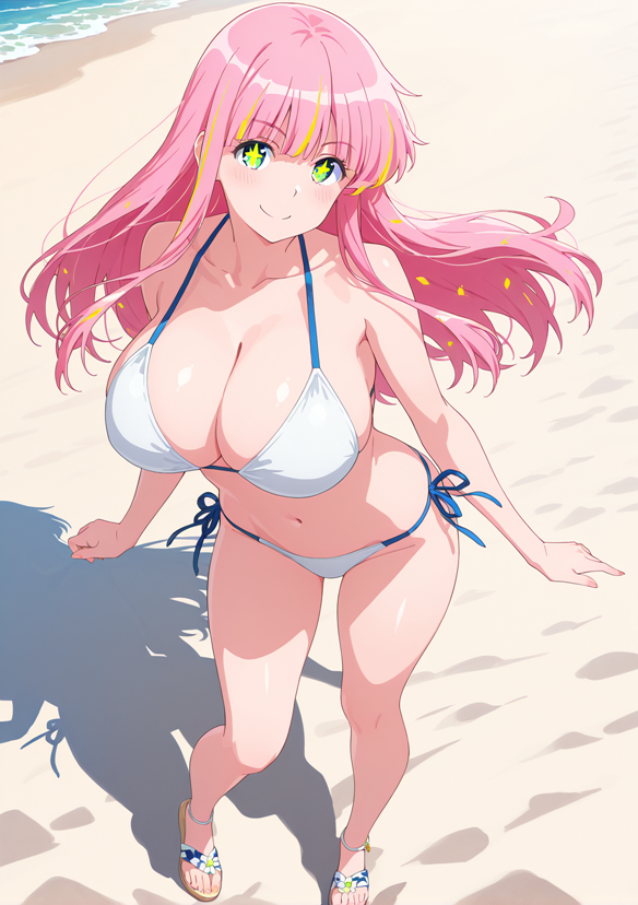 StudioSR69's tweet photo. 花織ミーティア（花織さんは転生しても喧嘩がしたい）
水着 ver.
#aiイラストㅤㅤㅤㅤ https://t.co/cCVR1M2GcC