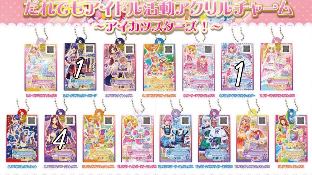 yppgn_'s tweet photo. 【交換】アイカツ だれでもアイドル活動アクリルチャーム 〜アイカツスターズ！〜 ガチャガチャ アイカツスターズ 

求￤ドリーミングプリンセストップス（白鳥ひめ）またはその他画像2枚目

譲￤アラビアンスパークルトップス スカイアイランドワンショルダー ガールズフラッグノースリーブ

郵送希望 https://t.co/36eeIbI5WZ