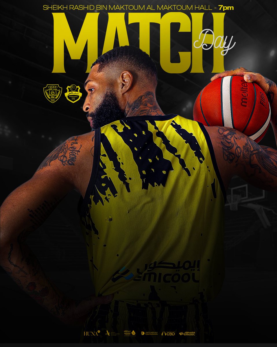 AlWaslSG's tweet photo. 🏆 كأس الاتحاد 
🏀 الوصل 🆚 شباب الأهلي 
📆 الأحد -20 سبتمبر
🏫 صالة الشيخ راشد بن مكتوم 
🕗 7:00 مساءً

🏀 #سلة_الوصل
🟡 #الوصل | #ALWASL https://t.co/9w9W3agLXA
