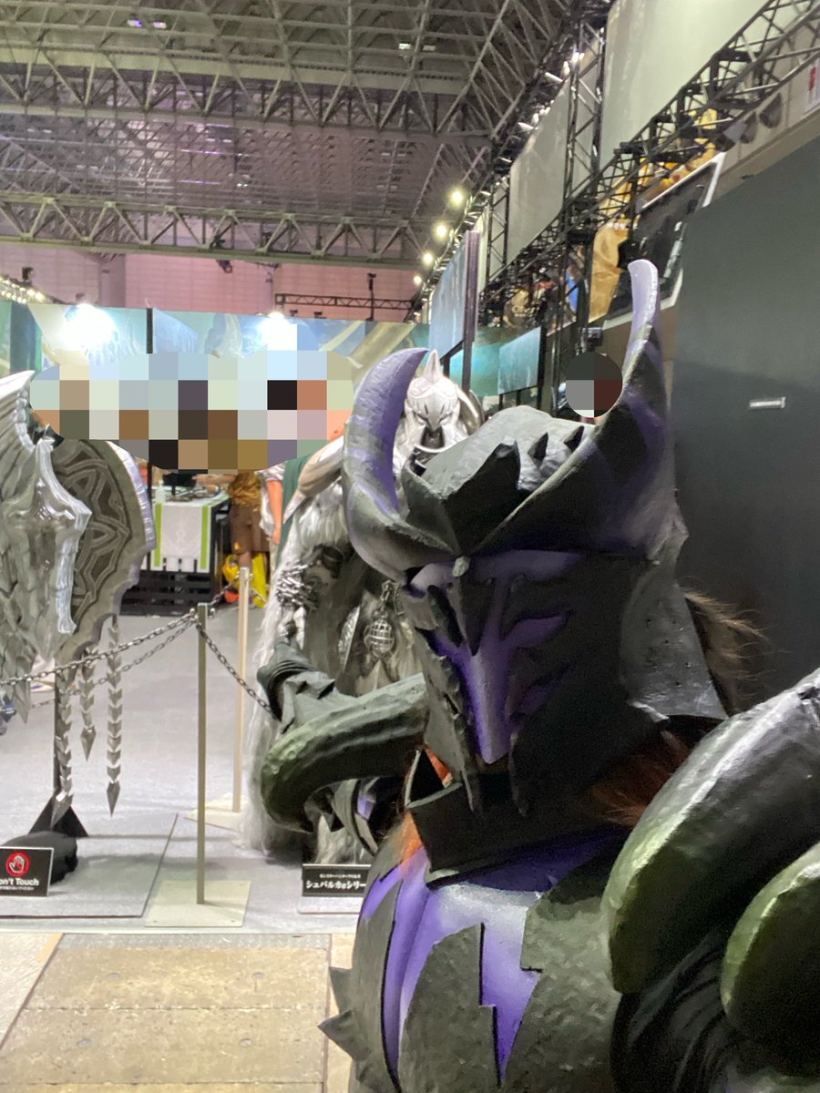 HATIMITUcos's tweet photo. ゲームショウ撤退しました！
本当に夢のような時間でした😭

辻元さんに褒めていただけたのと、ゆうたネタで笑って頂けたのが何よりも嬉しかったです！！！ https://t.co/JFeAh93HXS
